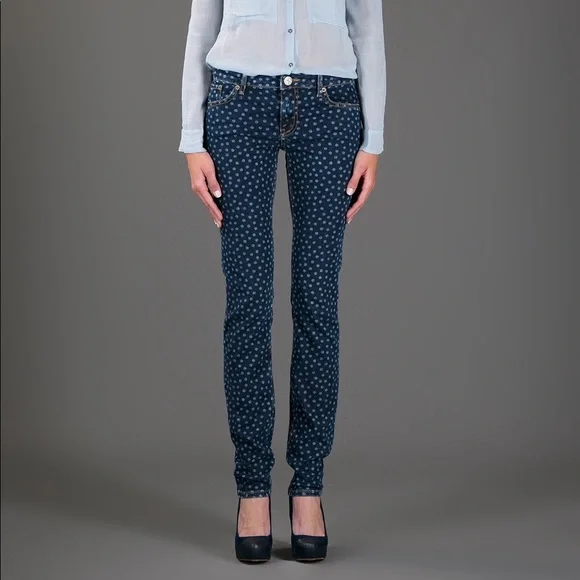 RED Valentino Jeans Euc Red Valentino Midrise Skinny Leg Blue